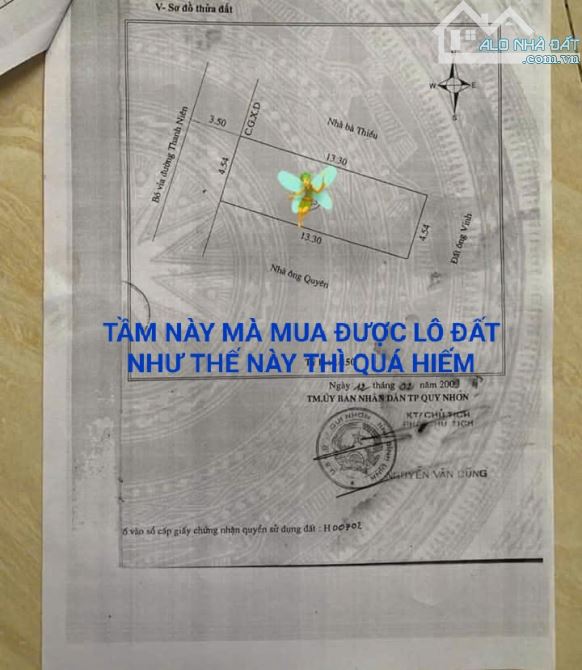 Mặt tiền đường thanh niên bề ngang 4,54m giá tốt