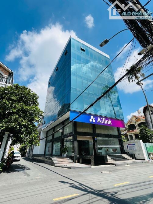Tòa nhà góc 2 mặt tiền hầm 6 tầng 1200m2 sàn DT: 12,5x19m HĐ thuê 320tr/th giá 105 tỷ TL