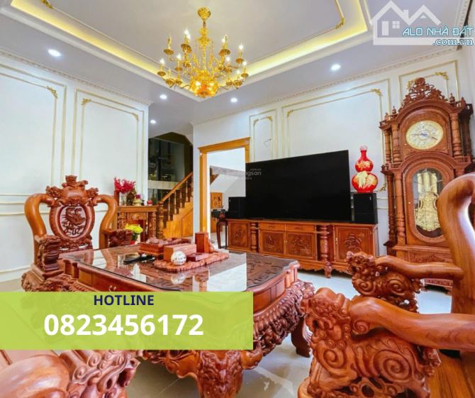 Bán biệt thự tân cổ điển mặt tiền Chu Mạnh Trinh - P8 - TPVT - S=164m2=8x20m Bìa Hồng