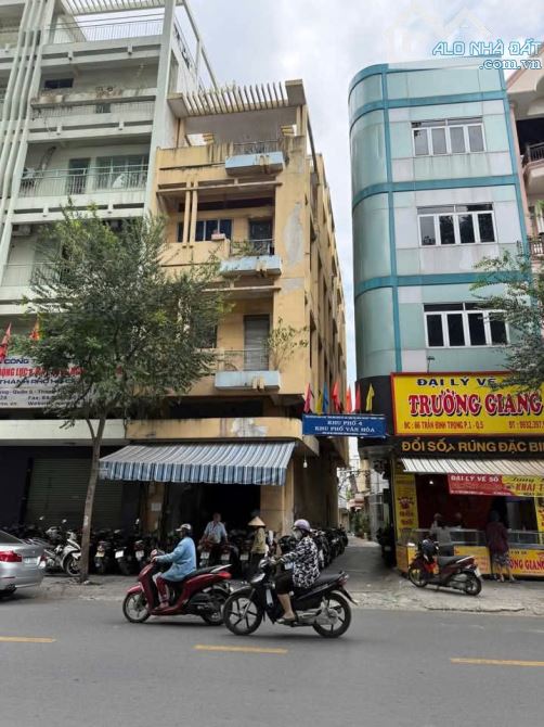 Bán Siêu phẩm Góc 2 MT Trần Bình Trọng Q5 Dt 4,3 x 22m 5 Tầng Giáp Q1 Giá chỉ 34,5 Tỷ