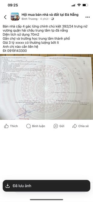 Bán đất đường 5m5 Hoàng Thúc Trâm. Dt 82.5m2 ngang 5m sát Ỷ Lan vị trí đẹp