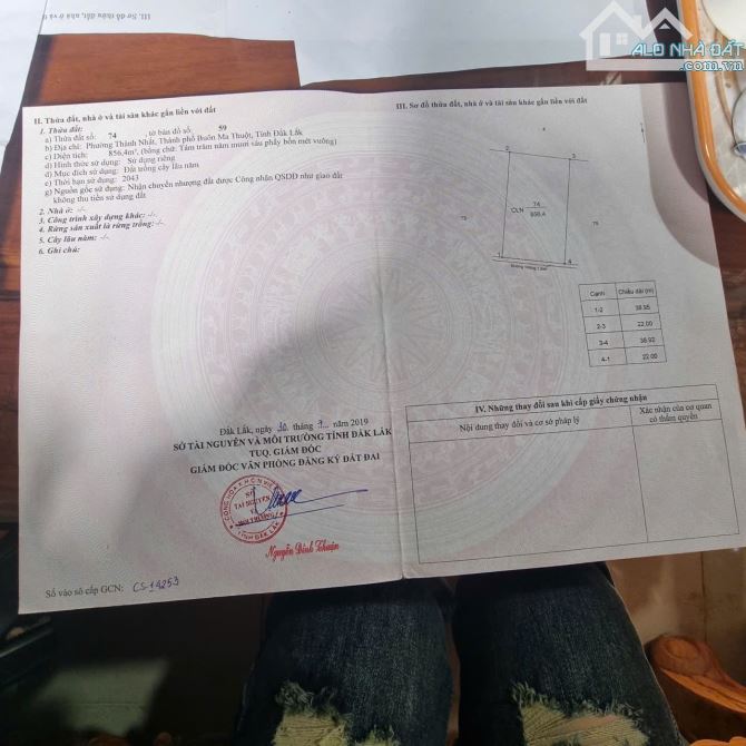 Cần bán lô đất nông nghiệp hẻm Nguyễn Thị Định 210 triệu