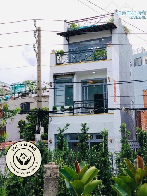 4❌9m, BÁN NHÀ 4 TẦNG, HẺM XE HƠI, PHAN HUY ÍCH, F12 GÒ VẤP, NHỈNH 4 TỶ