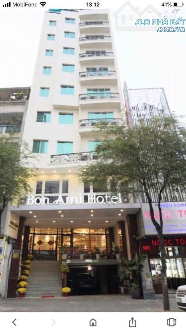Khách sạn 3* VIP đường Lê Thánh Tôn P.Bến Nghé Q.1 DT:9x23 Hầm 11 Lầu Giá 650 Tỷ