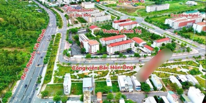 Bán nhà 2 mặt tiền, xây thô 5 tầng, khu tái định cư Hòn Rớ 2 , gần các trường học