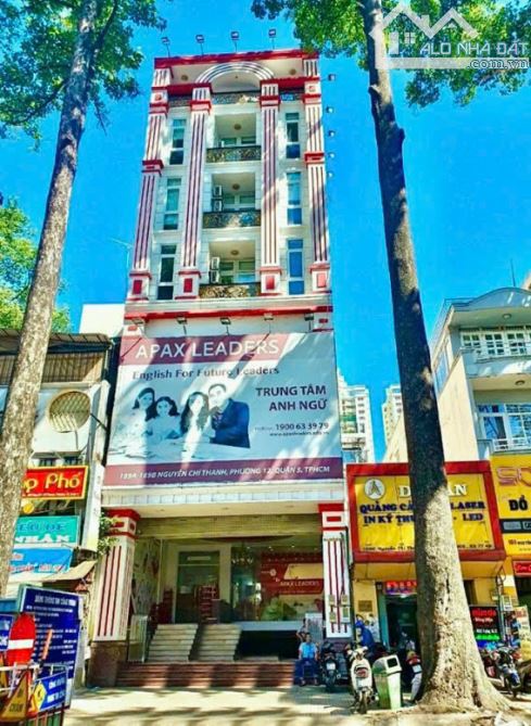 TIN THẬT 100%! MT ĐƯỜNG 3/2 - QUẬN 10, 8X25M, HẦM + 7 TẦNG - HĐT: 250 TRIỆU, GIÁ 75 TỶ