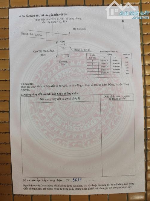 🎉🎉🎉 Lô đất vuông vắn tại thôn Hầu phường Hoàng Lâm ( Lâm Động cũ ) , ngay trục vào 30m