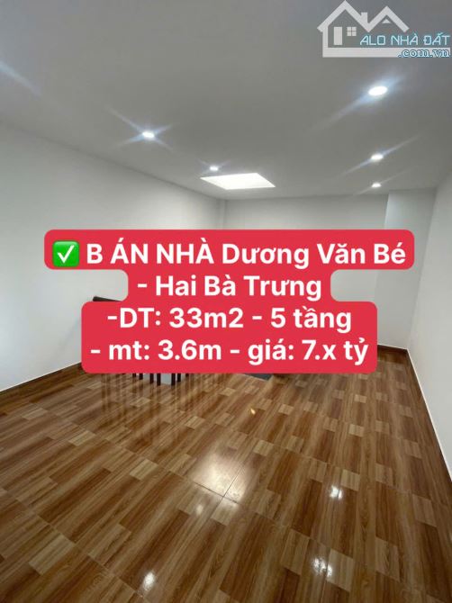 Bán Nhà trong Phố Dương Văn Bé
