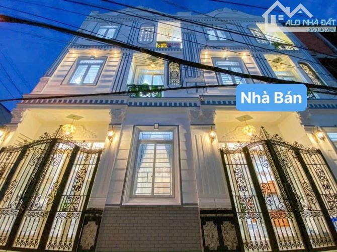 NHÀ TRỆT HAI LẦU PHONG CÁCH TÂN CỔ ĐIỂN  TRỤC CHÍNH HẺM 876 TRẦN NAM PHÚ - THÔNG RA ĐƯỜNG