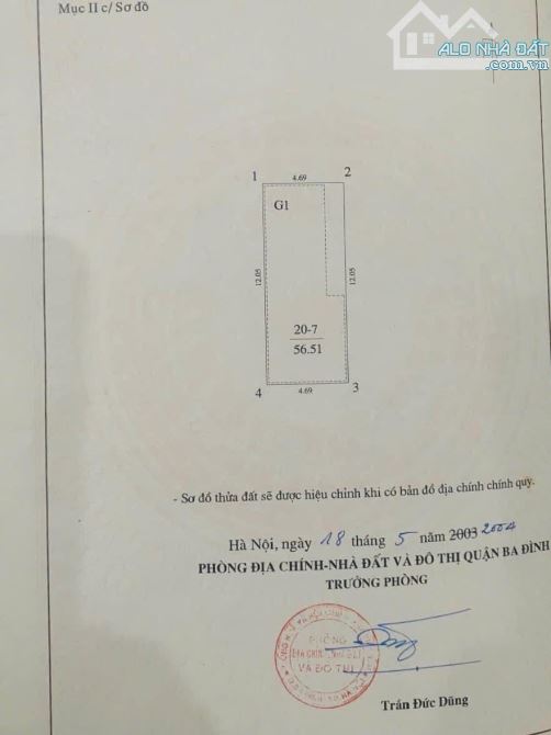 VĂN CAO 5 TẦNG 57m MT4.7m GIÁ 13 TY65