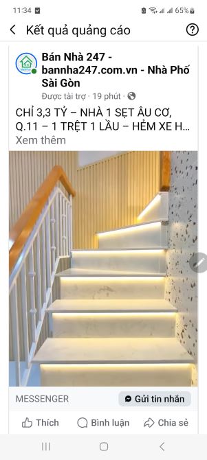 CHỈ 3,3 TỶ – NHÀ 1 SẸT ÂU CƠ, Q.11 – 1 TRỆT 1 LẦU – HẺM XE HƠI – SỔ RIÊNG – Ở NGAY