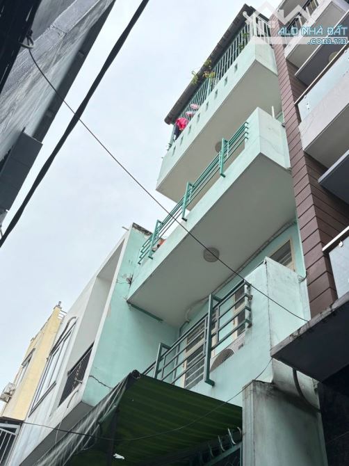 Nhà 4 tầng, 52m2, hẻm 4m, sổ vuông, Phan Đình Phùng, Phú Nhuận, chỉ 8,1 tỷ TL - 1