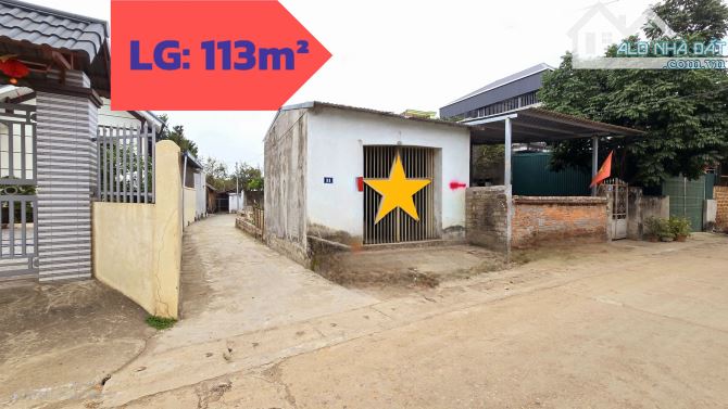 LÔ GÓC, 111,8M2 CẠNH NHÀ VH THÔN; GIÁ NHỈNH 2 TỶ - 1