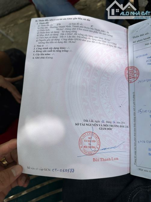ĐẤT 69 MAI XUÂN THƯỞNG P THÀNH NHẤT TP BMT - 1