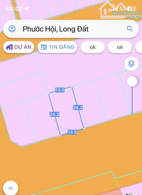 Mặt tiền ven biển chuẩn bị mở rộng, ngay khu hành chính-dt 325m2-13,5x24m-full thổ cư - 1