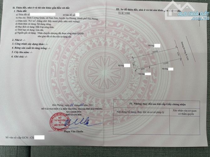 Với nhỉnh 1 tỷ đồng sở hữu đất tuyến 2 mặt đường Lương Quán, ngõ ô tô 16 chỗ - 1
