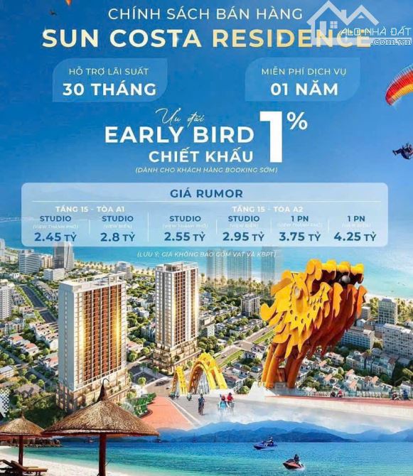 BOOKING CĂN HỘ CAO CẤP VƯƠNG THỪA VŨ - HỒ NGHINH - THE COSTA RESIDENCES - 1