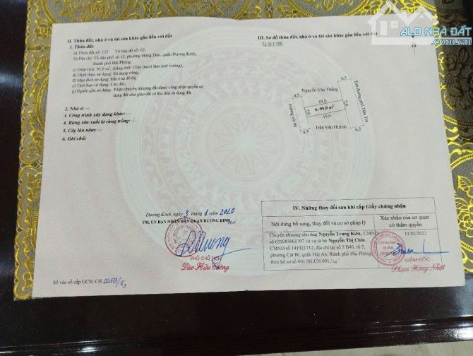 Bán lô 95m2 đất mặt đường Tiểu Trà - Anh Dũng vị trí rất tiềm năng ko quy hoạch - 1