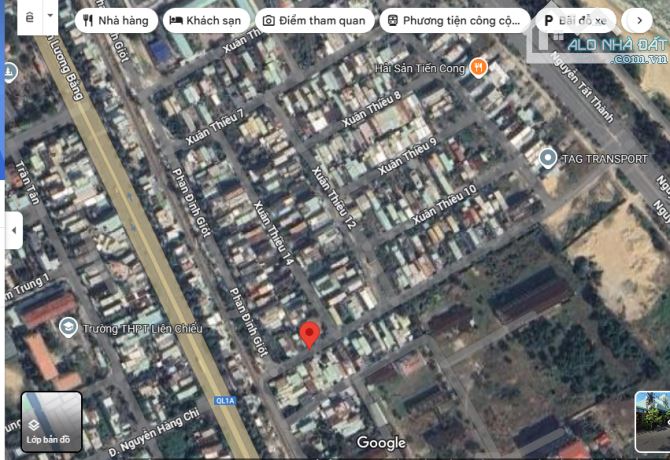 Bán lô đất đường Xuân Thiều 11 (thông biển Nguyễn Tất Thành) DT 100m2 giá 3ty750 có bớt - 1