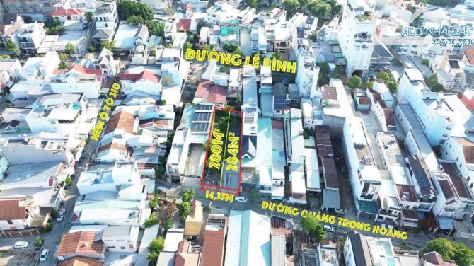 Bán 2 nền Mặt Tiền Đường Quản Trọng Hoàng ( Cách đường 3 tháng 2 chỉ 100m ) - 1