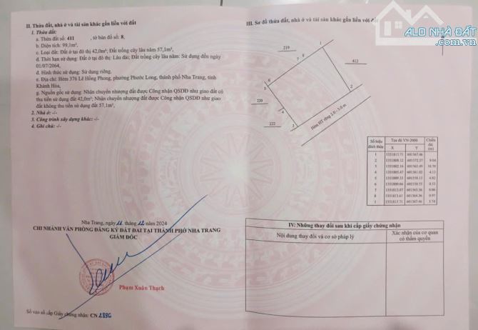 Cần bán lô đất hẻm Lê Hồng Phong - 99m2 ngang 10m giá tốt - 1