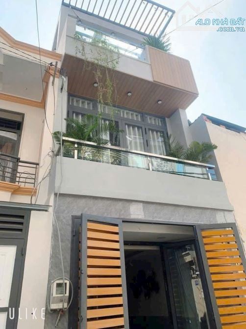 NHÀ 3 TẦNG ĐẸP MỚI - HẺM XE HƠI THÔNG - SÁT MẶT TIỀN - GIÁ CHỈ 6.7 TỶ Phường 16, Gò Vấp - 1