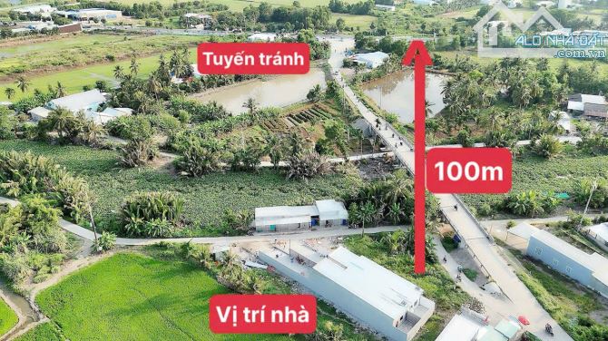 BÁN CẶP NHÀ ĐẸP ĐANG HOÀN THIỆN CẦU KÊNH TÀ BEN - CÁCH TUYẾN TRÁNH XUYÊN Á 100m  - Dt : 5x - 12