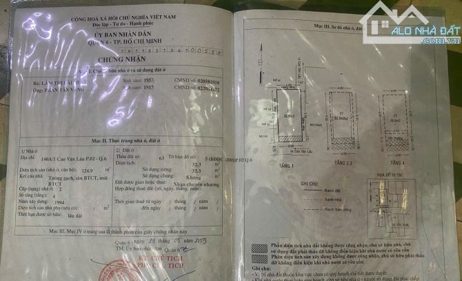 Cho con Du học Tôi cần bán gấp Căn nhà 4 Tầng - 5 PN, Đường Cao Văn Lầu giá 5.5 Tỷ - 14