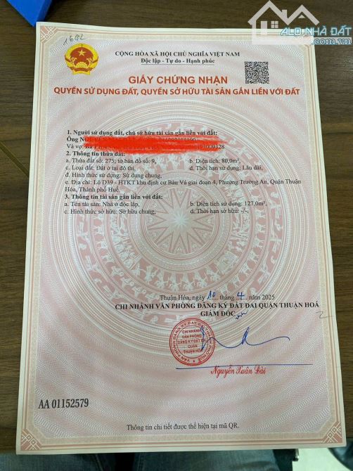 Bán nhà 2,5 tầng đẹp Full nội thất, mặt tiền KQH Bàu Vá, phường Trường An, TP Huế - 19