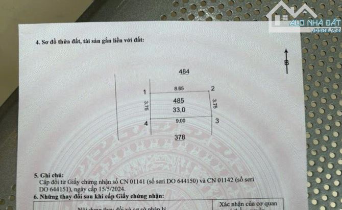 Bán Đất Cổ Nhuế, Ô Tô Đâu Cửa, Ngõ Nông Đẹp, Thông, Có GPXD 6 Tầng, 33m2, Giá 5,85 Tỷ - 2