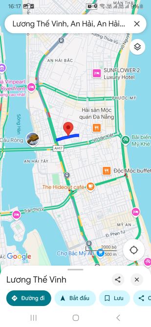 💥 ĐẸP: 135m2 ngang 5,5m Mặt tiền Lương Thế Vinh, Sơn Trà. Vài bước ra Cầu Rồng, Biển Mỹ - 2