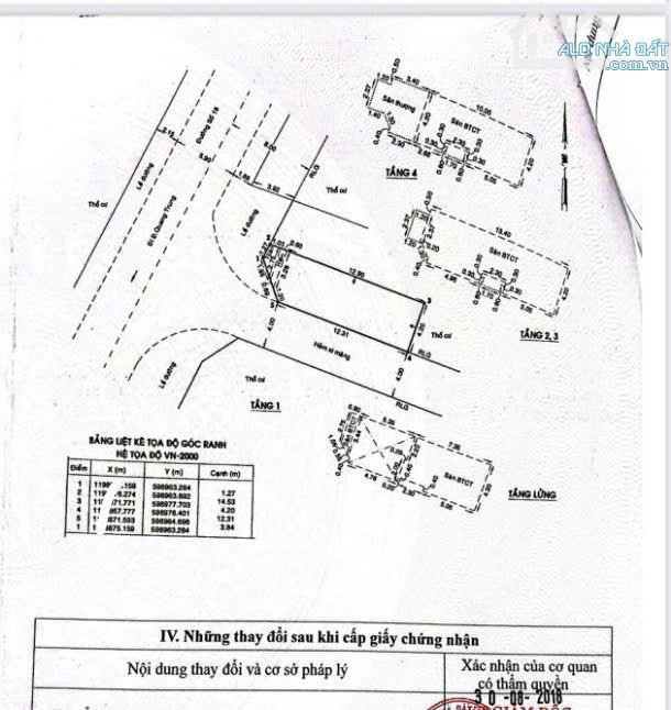 Bán nhà góc 2MT đường số 18 Quang Trung, gần chợ Hạnh Thông Tây, Gò Vấp. 4.2x16m, 5 tấm, - 2