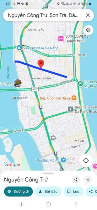 💥 HẠ 3,29 tỷ: Lô góc 64m2 (9x7) Nguyễn Công Trứ, Sơn Trà, vài bước ra Sông Hàn, 3p ra - 2