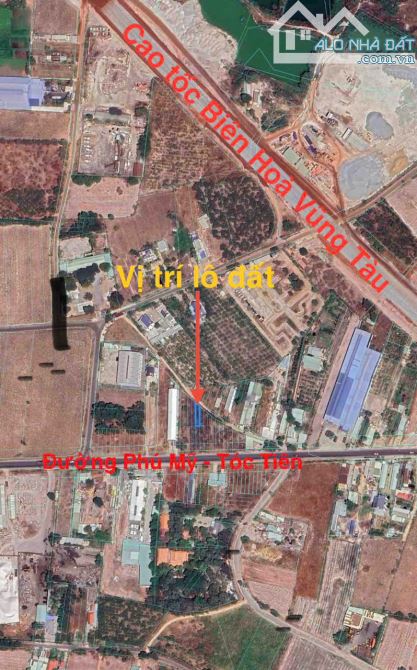 bán lô đất trục chính đường Phú Mỹ Tóc Tiên đối diện dự án Villa SG View - 2