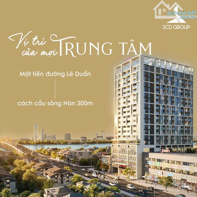 SUN SOLAR RESIDENCE – Căn hộ vị trí kim cương ngay tại 09 Lê Duân cầu quay sông Hàn - 2