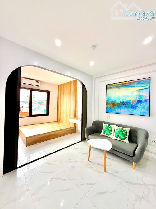 Bán Nhà Dòng Tiền Ngõ Đại Từ Xây Mới 7,5 Tầng 24 Căn Hộ Full Đồ Mặt Tiền 6,6M - 2