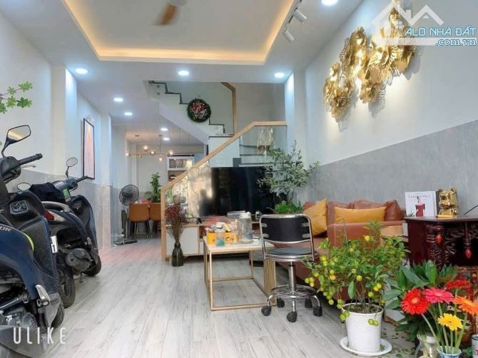 NHÀ 3 TẦNG ĐẸP MỚI - HẺM XE HƠI THÔNG - SÁT MẶT TIỀN - GIÁ CHỈ 6.7 TỶ Phường 16, Gò Vấp - 2