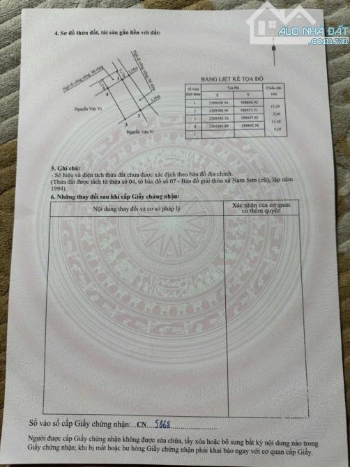 Bán 58m2 đường thông ô tô đỗ ngay Chung cư Cách Hạ, Nam Sơn. - 3
