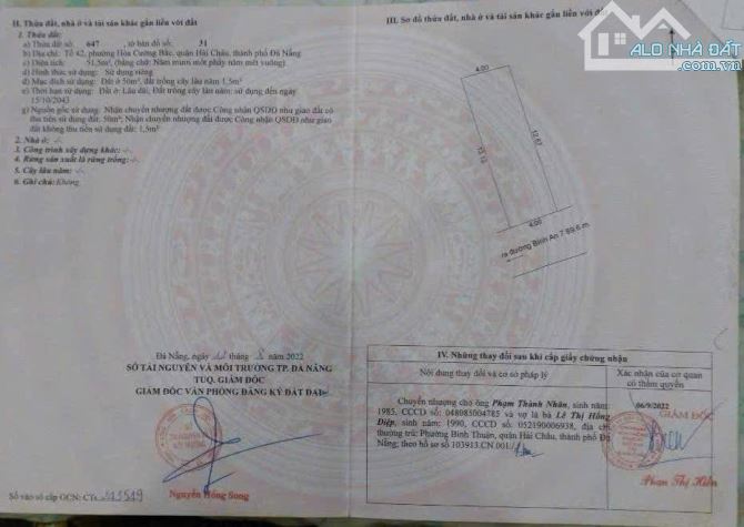 Bán Đất Kiệt 85 Bình An 7. Kiệt  trước nhà 4m, cách đường 70m - 3