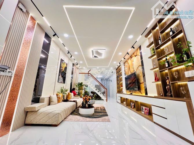 "Nhà mới đẹp 60m2(4x15 vuông vức) ngay Nguyễn Văn Khối 1 trục 10M RA ĐƯỜNG CHÍNH fULL NỌI - 3