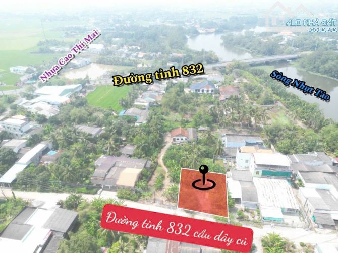 Bán đất MT 832 cũ 12.9x24 giá 1tỷ1 Bình Trinh Đông Tân Trụ Long An - 3