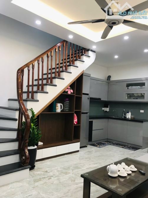 Bán nhà dân xây gần Uỷ ban Vân Canh ô tô đỗ cửa nội thất xịn 40m2 4 tầng mặt tiền 4m5 - 3
