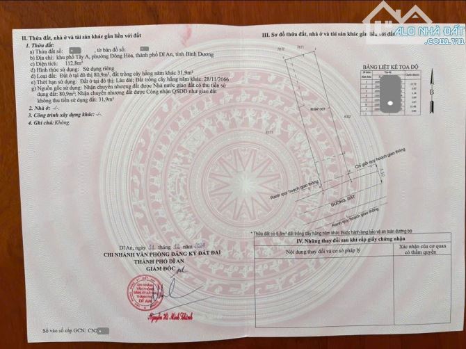Đất Rẻ Đông Hòa__4Tỷ650__113m2(5x23)__đường 7m thông ra đường Đông Minh 100m, gần Go Dĩ an - 4