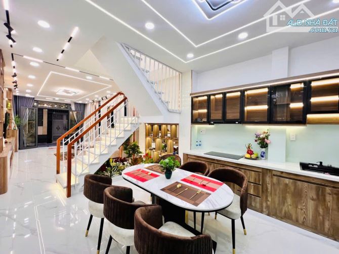 "Nhà mới đẹp 60m2(4x15 vuông vức) ngay Nguyễn Văn Khối 1 trục 10M RA ĐƯỜNG CHÍNH fULL NỌI - 4