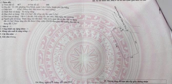 📌📌📌Làm việc trực tiếp!!! Bán đất kiệt 36 Ngô Chân Lưu giá rẻ 🍀 - 4