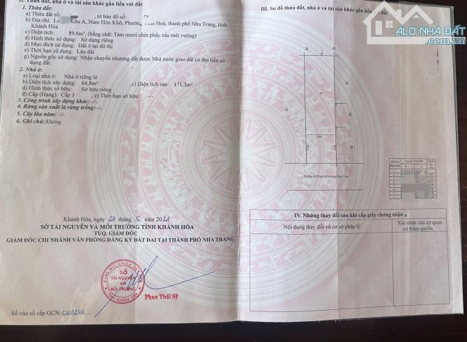 Bán nhà 3 tầng đường ô tô hẻm Lê Nghị - Vĩnh Hoà, Nha Trang. Giá bán 5,5 tỷ - 4