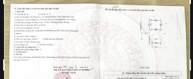 Mặt tiền Kinh Doanh Đường Đặng Huy Trứ TP Huế giá 7,8 tỉ - 5