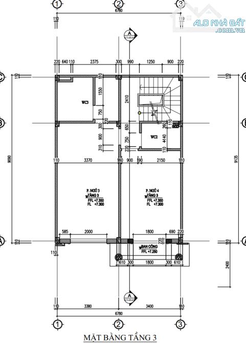 Bán liền kề diện tích 81m mặt tiền 7 m hướng Đông Nam - 5