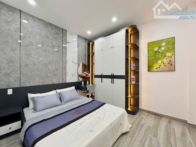 Bán nhà xây mới 100% hẻm 4,5m đường Lê Đức Thọ, P.16, 3,7 x 12, 4 lầu giá 5.75 tỷ tl - 6