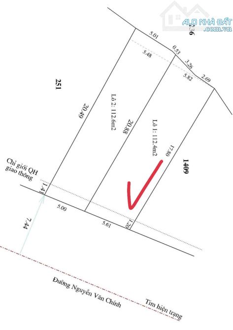 Cần bán gấp mặt tiền đường Nguyễn văn chính , phường thủy phương , TX hương thủy - 6